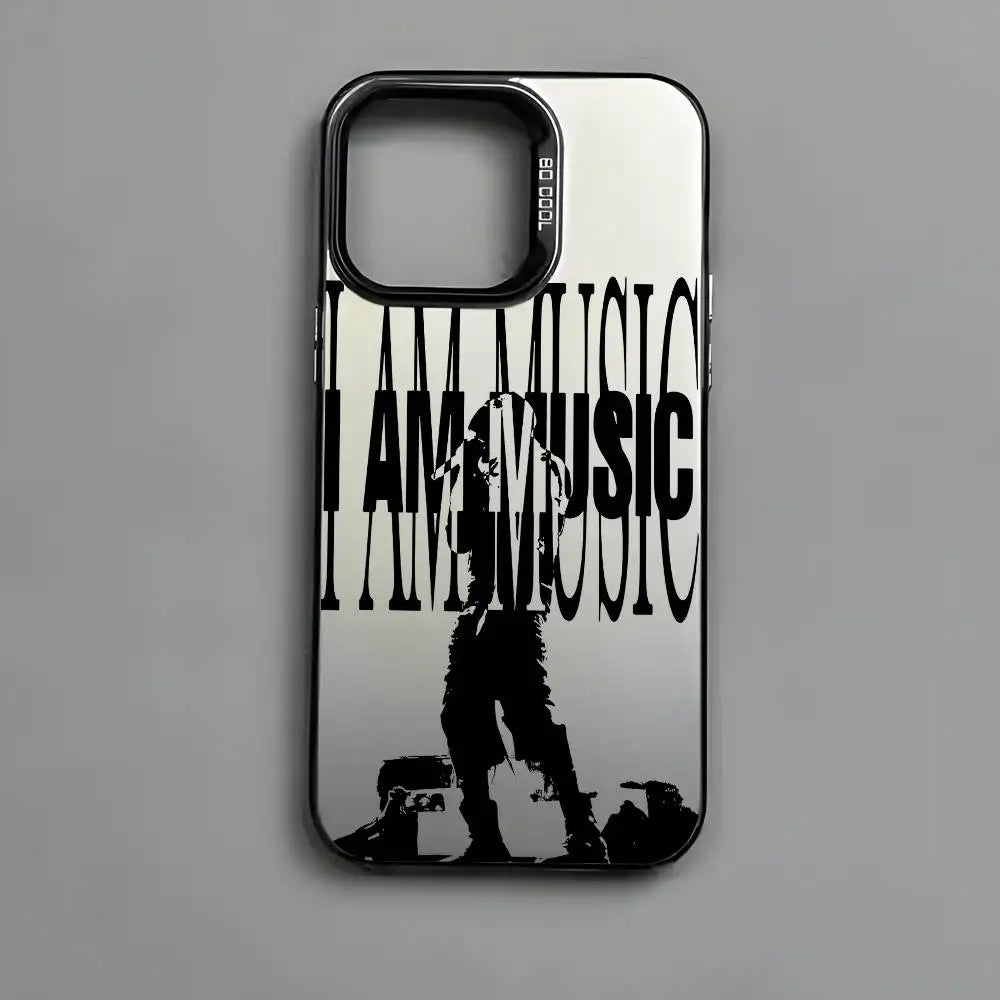 P-playboi Carti I AM MUSIC Phone Case For IPhone 17 16 15 14 13 12 11 Pro Max Air Multicolor Matte Laser Metallic Aurora Funda