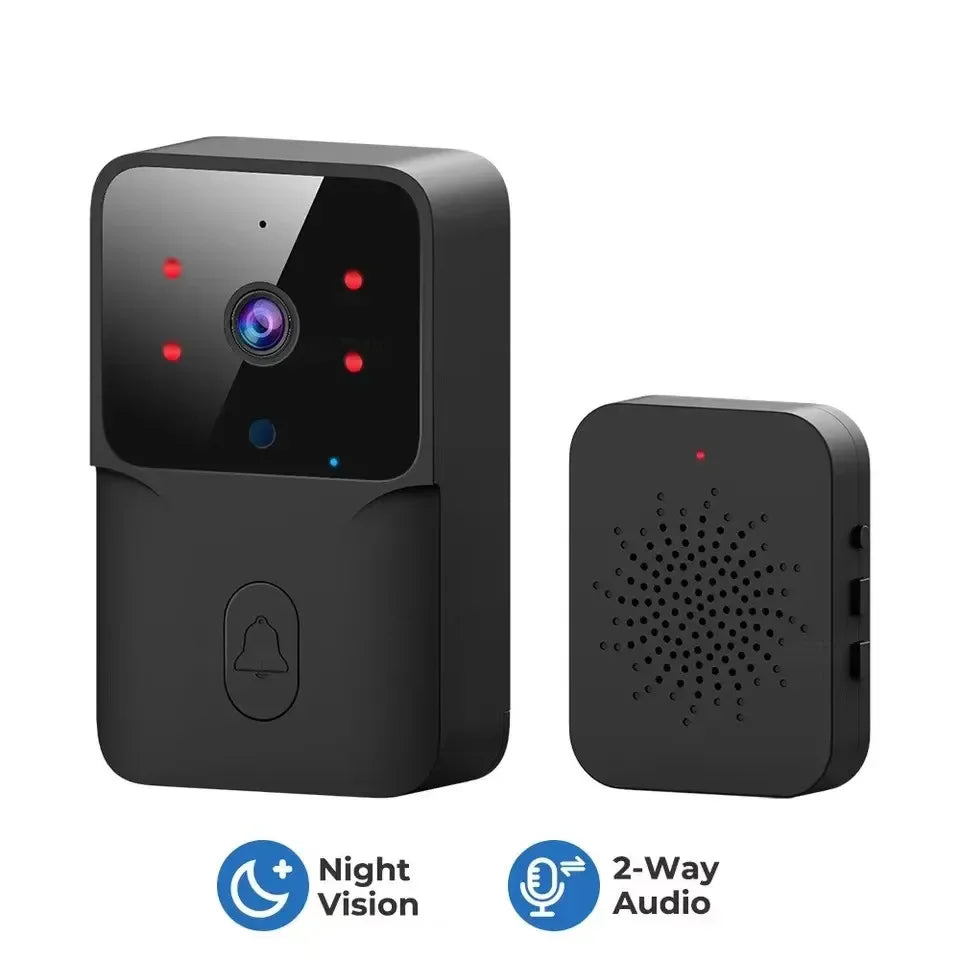 WiFi Video Doorbell Wireless Phone Two-way Intercom System IR Night Vision Doorbell Smart Home Security Door Bell Camera Monitor