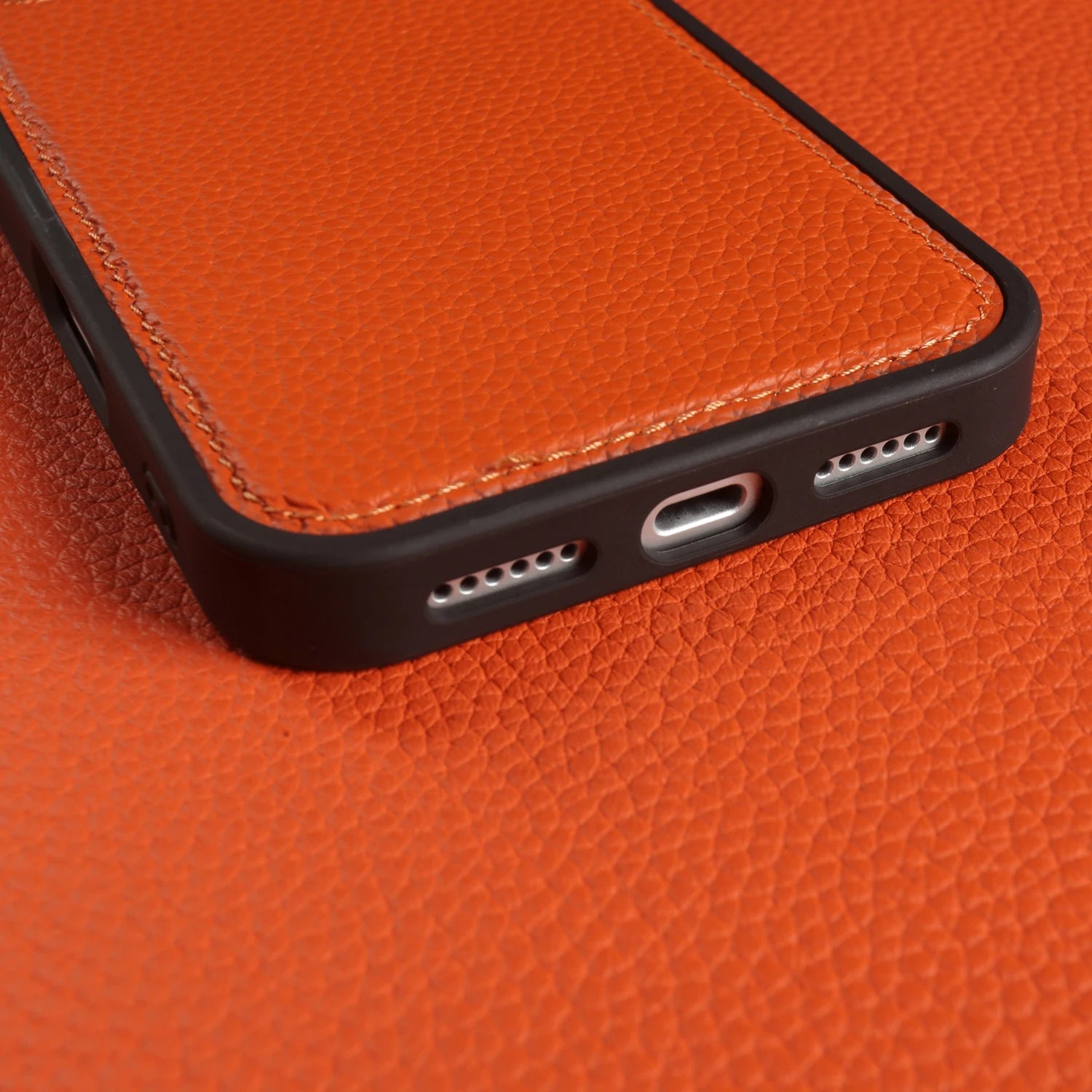 Magnetic Lychee Genuine Leather Case For iphone Air 17e 16e 11 12 13  14 15 16 17 Pro Max Phone Back Cover For Magsafe Case Capa