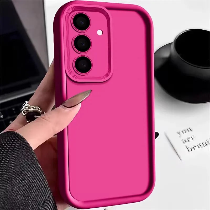 Shockproof Phone Case For Samsung S24 S23 S22 S26 Ultra S21 FE A14 A37 A15 A17 A35 A16 A26 A36 A56 A57 A54 A55 5G S25 Edge Cover