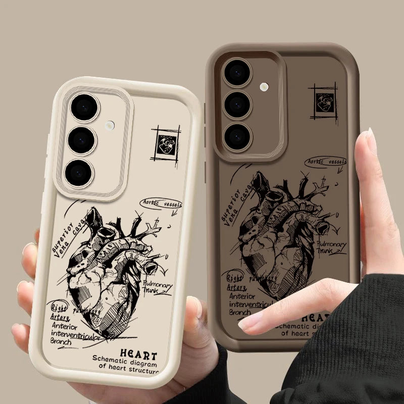 Soft TPU Case For Samsung Galaxy S26 S25 S22 S23 Ultra S24 FE A57 A56 A36 A55 A16 A17 A15 A37 5G Creative Pattern Phone Cover