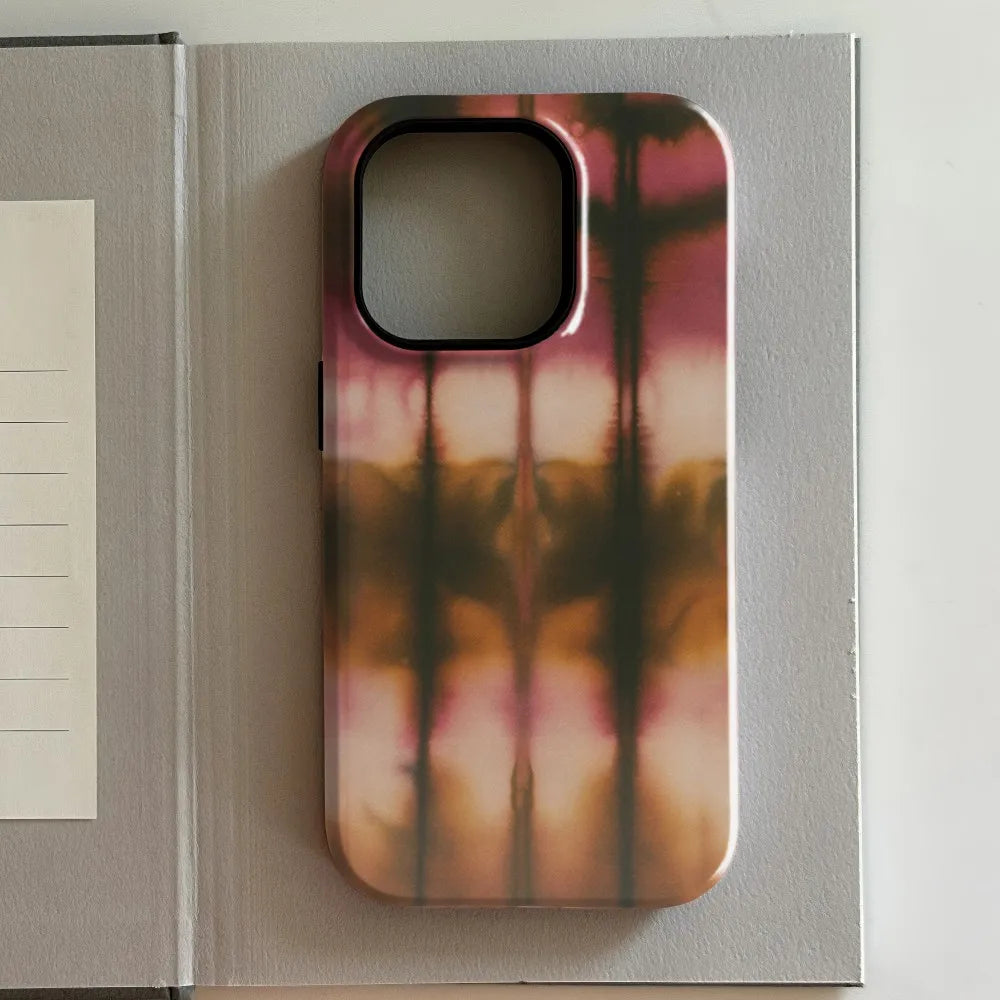 Luxury Clmj BUGR Abstract retro art Phone Case for iPhone 17 16e 16 15 14 13 12 11 XR XSMAX Air Pro Max Plus Double-layer Cover