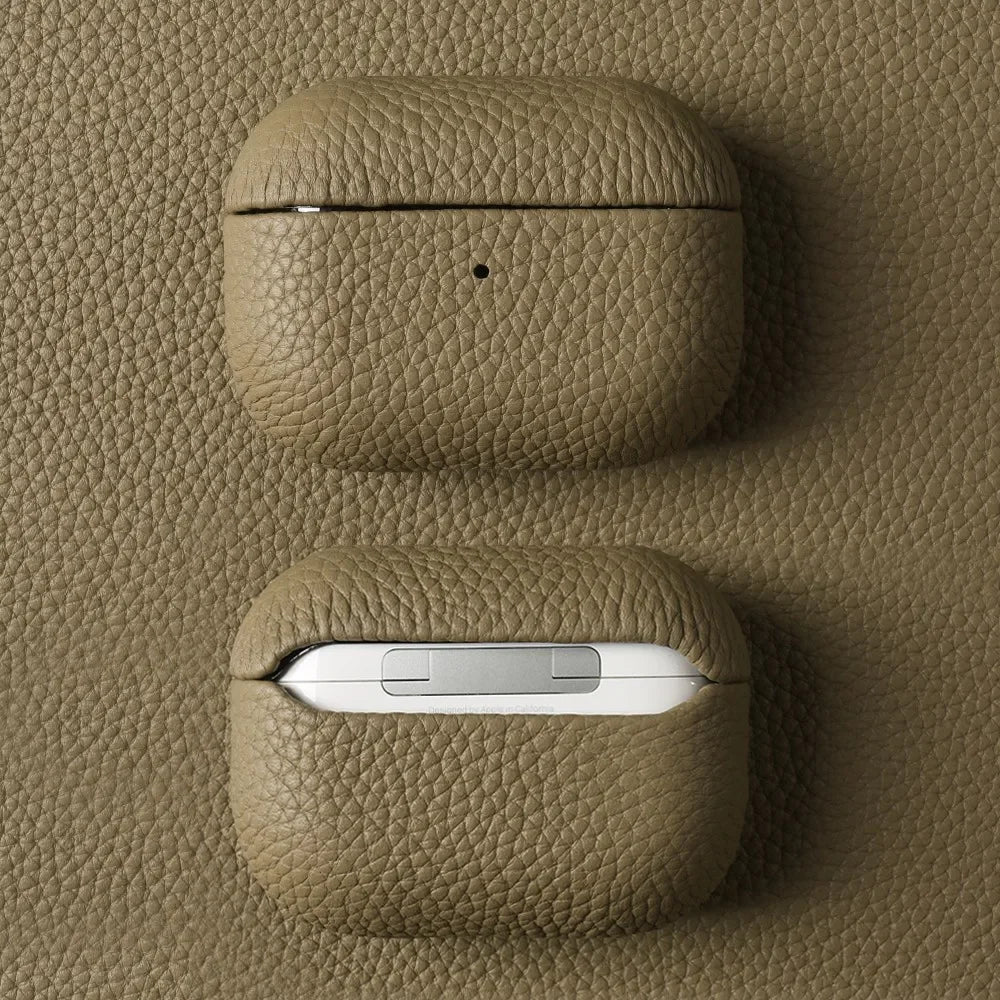 Genuine Leather Case For Airpods Pro 2 Cases Airpods 2 3 Bag Luxury Handmade Wireless Bluetooth Earphone Box Protective shell