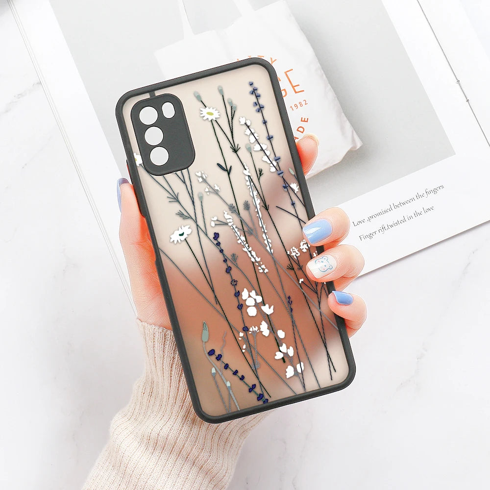 A52 Case For Samsung Galaxy A53 5G Funda A54 A34 A32 A33 A71 A51 S20 FE A50 A13 A22 A21S S21 S23 Ultra S22 Matte Covers Coques