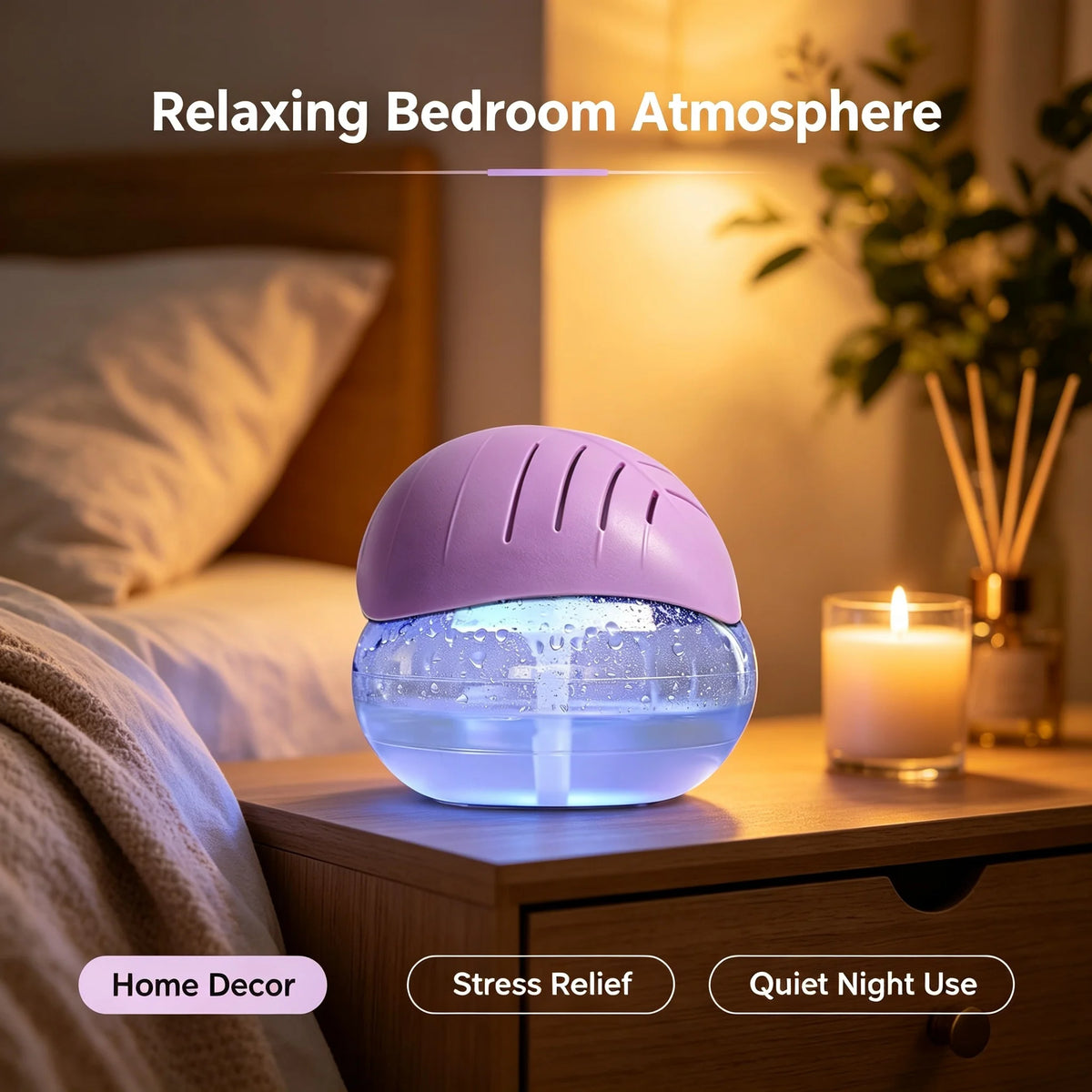 Home Air Purifier Without HEPA Filter Water‑Washing Air Scrubber Portable Mini Air Humidifier, Cold Air Scent Diffuser Machine A