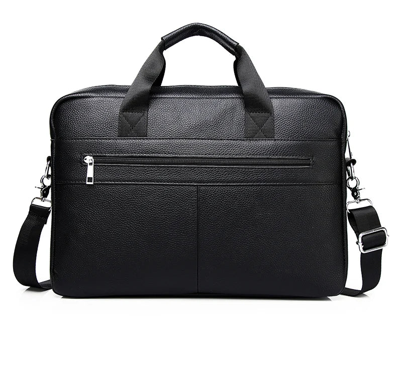 SCHLATUM Genuine Leather Briefcases Hard For Men Luxury Handbags Laptop Briefcase Bags 15 Inch Office Bussiness Computer Bag