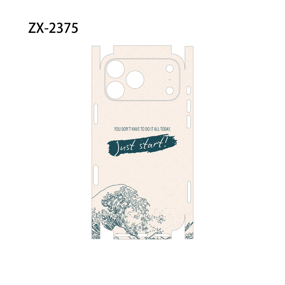 For Apple iPhone 17 16 15 14 IPhone13 Pro Max Full Body Wrap Decal Skin Rear Protective Sticker Film