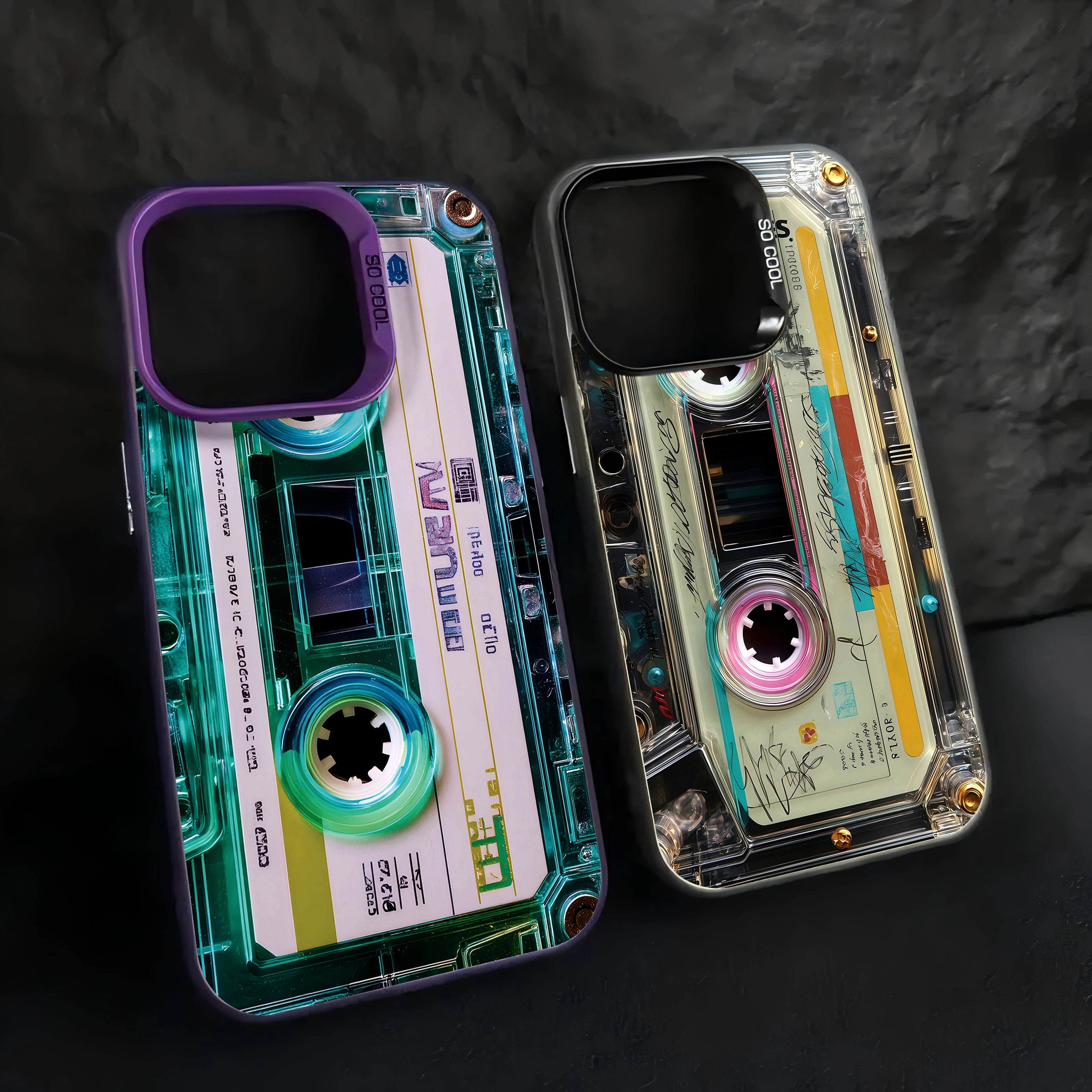 Unique cassette tape Creative Phone Case For iPhone 17 16e 16 15 14 13 12 11 mini Pro Max X XR XSMAX 8 Air Plus Anti Fall Matte