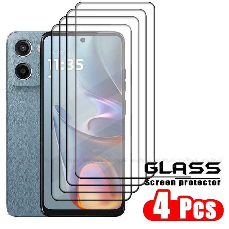 4PCS Full Cover Glass For Motorola Moto G05 Glass Moto G05 Tempered Glass Protective HD 9H Screen Protector Moto G05 G 05 Glass