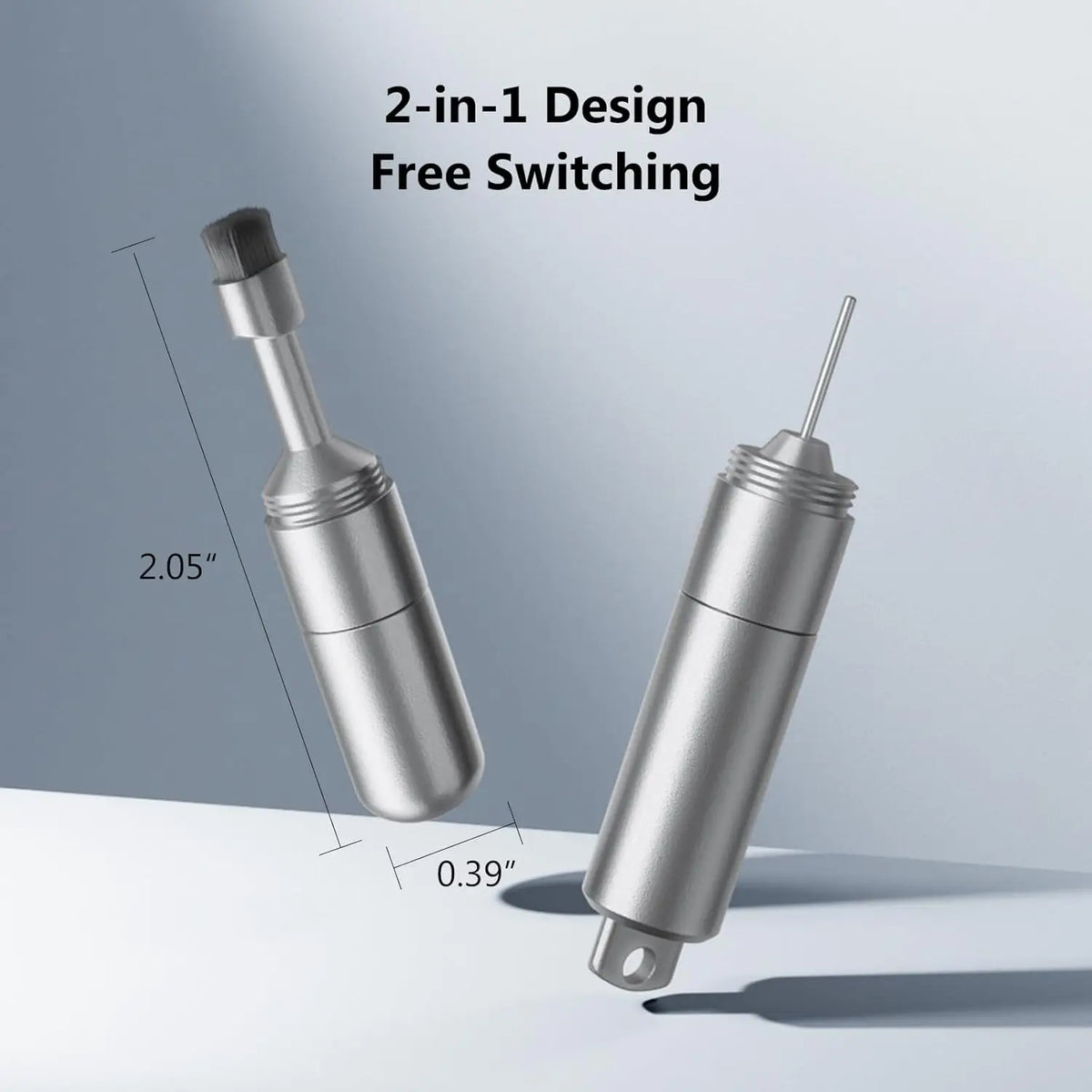 2 in 1 SIM Card Tray Removal Tool Mobile Phone Speaker Charging Port Cleaning for iPhone Samsung Xiaomi Earphones Clean Brush