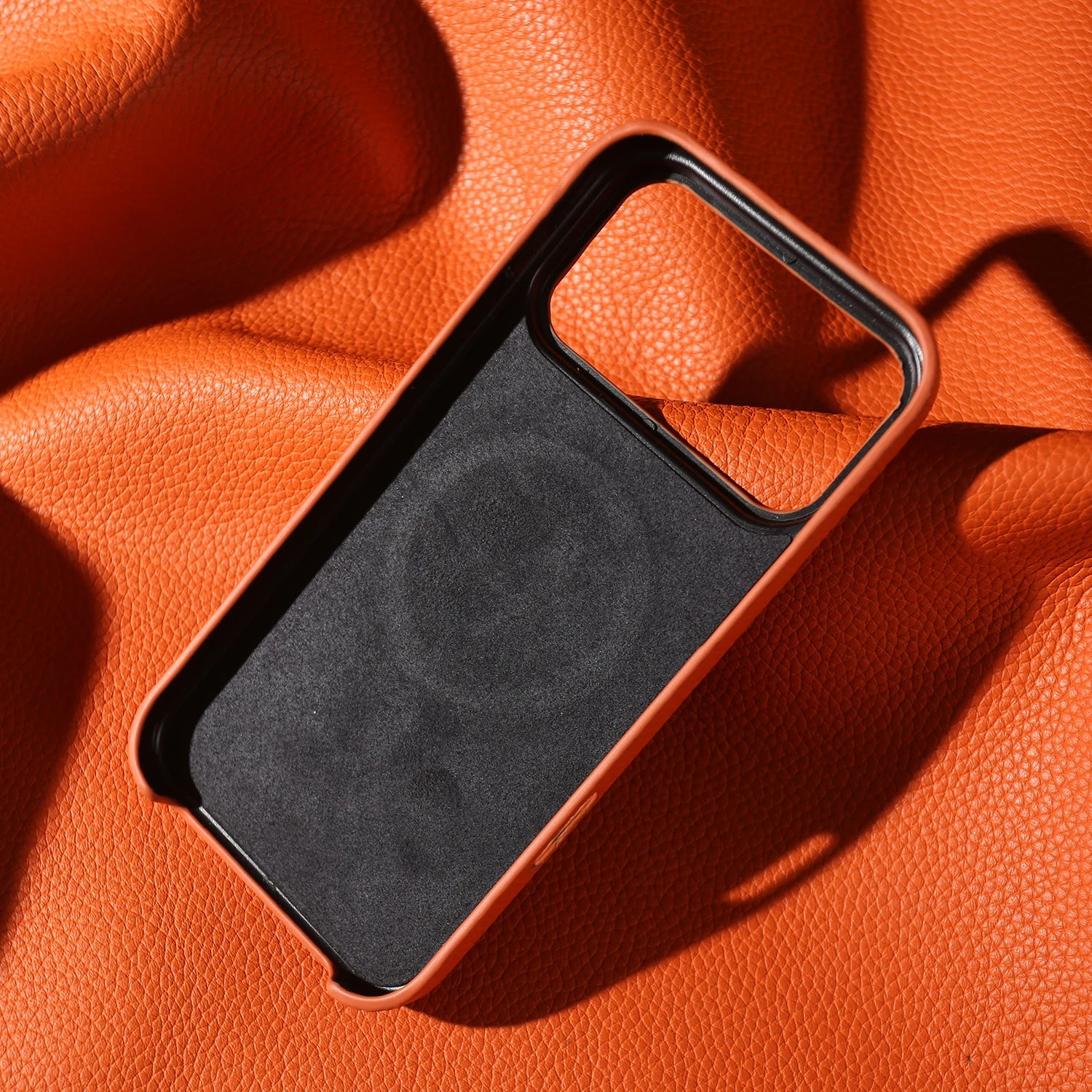 For Magsafe Magnetic Lychee Genuine Leather Case For iphone 17 Pro Max Air 13 14 15 16 Pro Max 16e 17e Phone Back Cover Cases