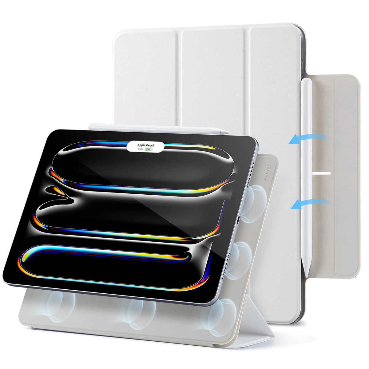ESR for iPad Pro 13 Inch Case (M5/M4) Rotating Case with Removable Magnetic Cover Shift Series for iPad Pro 13 2024/2025