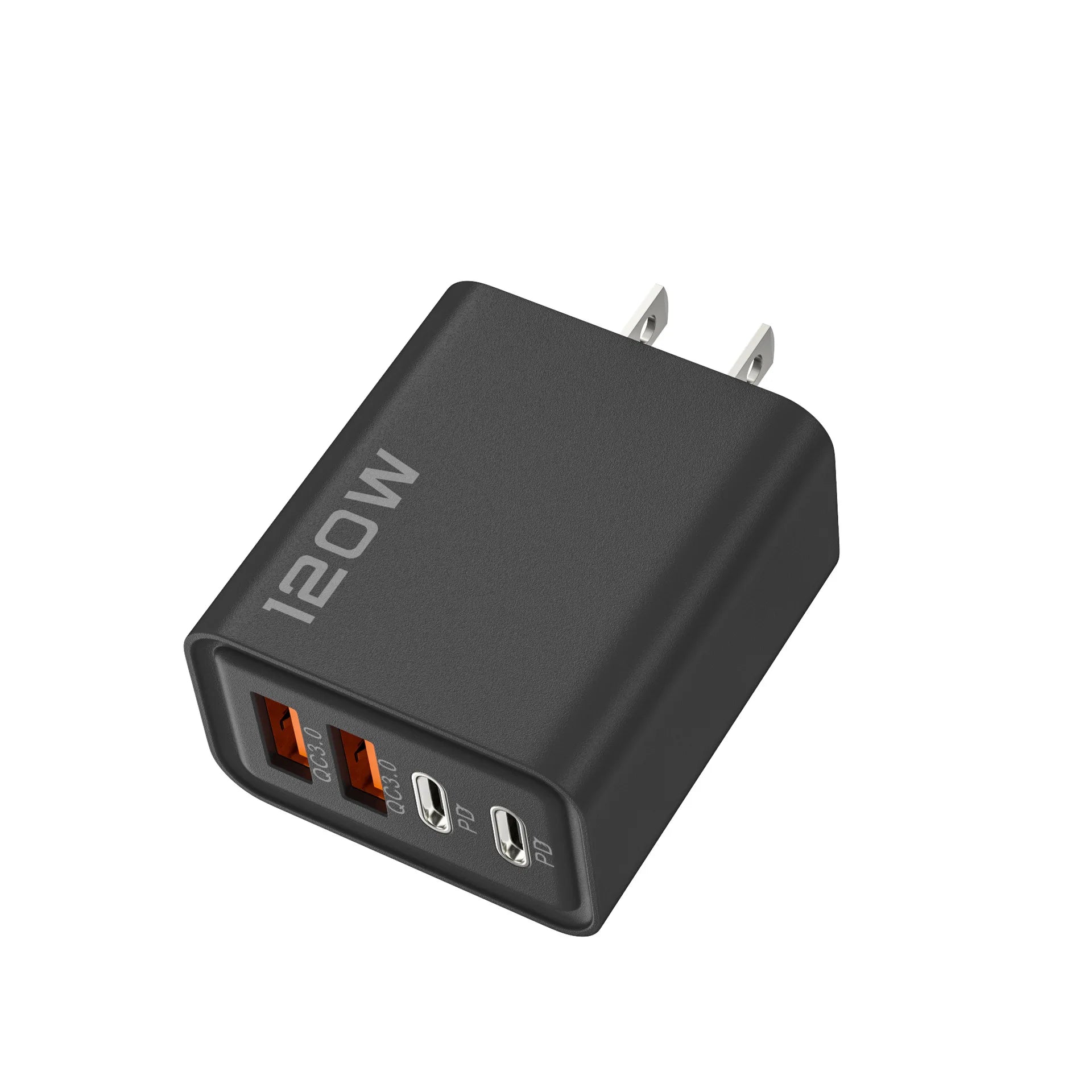 Total 120W 1/2/3 Pcs Fast Charger Type C Quick Charge 3.0 USB Charger Adapter For iPhone Samsung Xiaomi PD Fast Charging Plug