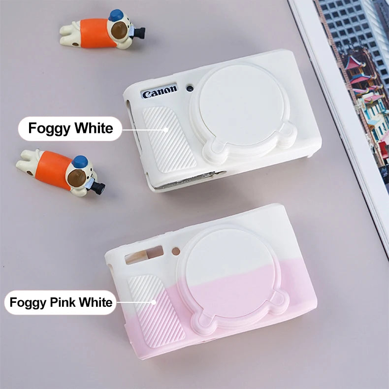 Camera Silicone Case for Canon SX730 SX740 Soft Silicone Protector Camera Cover Case Full Body Bag Baseplate Dustproof Waterprof
