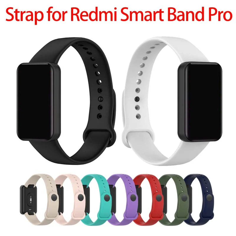 Silicone WatchBand Strap For Redmi Smart Band Pro Original SmartWatch Band WristBand Redmi Band Pro Watchstrap Bracelet Belt Hot