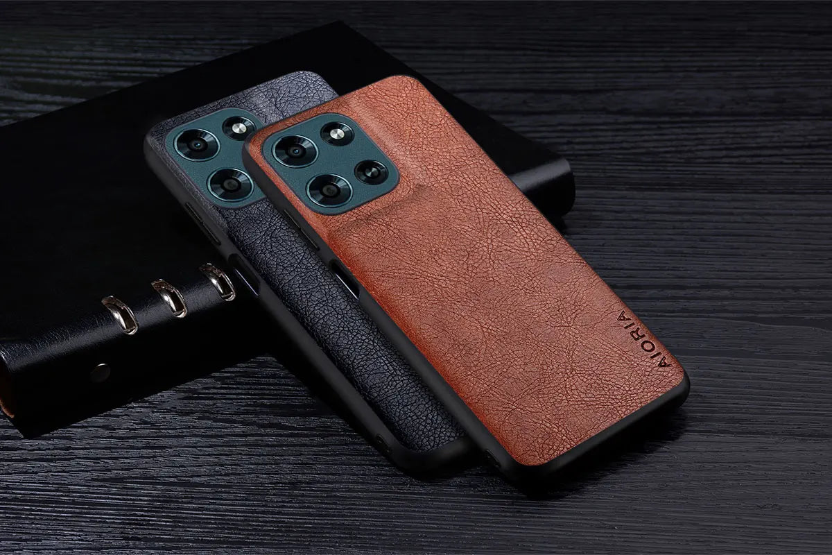 Luxury Leather Case For Moto G Power Stylus Play 2026 2025 2024 4G 5G Business Style Retro Litchi Pattern Back Cover