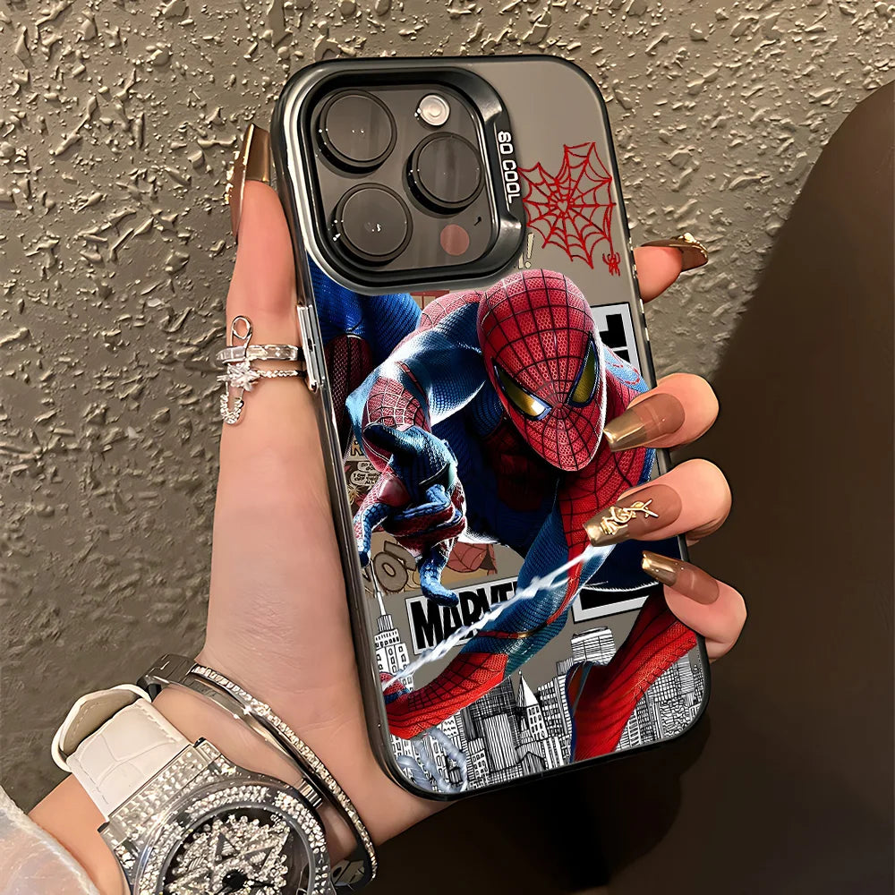 Cool Spiders Man Phone Case For Samsung Galaxy S26 S25 S24 S23 S22 S21 S20 Note20 FE Ultra Edge Plus 4G 5G Anti Fall Matte Cover