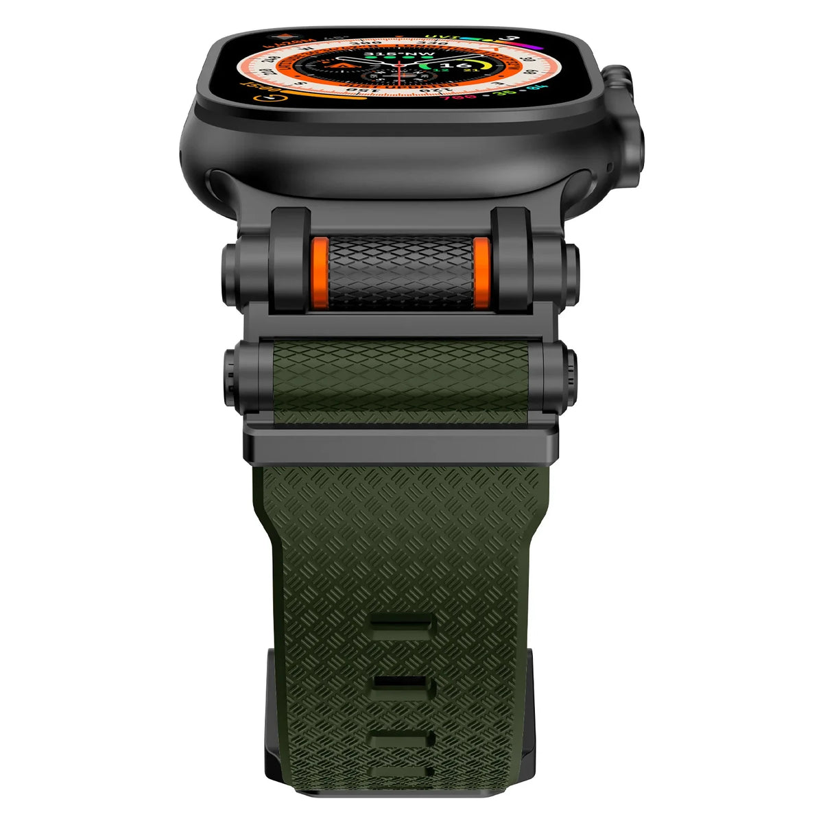 Sports Rubber Band for Apple Watch Ultra 4 3 2 49mm 46mm 45mm 44mm Strap for IWatch Series 12 11 10 9 8 7 SE 6 5 Luxury Bracelet