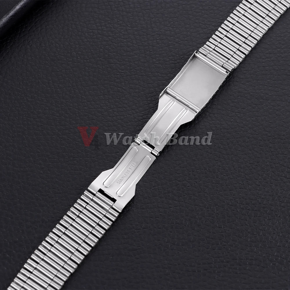 Universal Metal Watchstrap 18mm 20mm 22mm Business Wrist Strap for Smartwatch Stainless Steel Band Men Women Watch Accessoriess