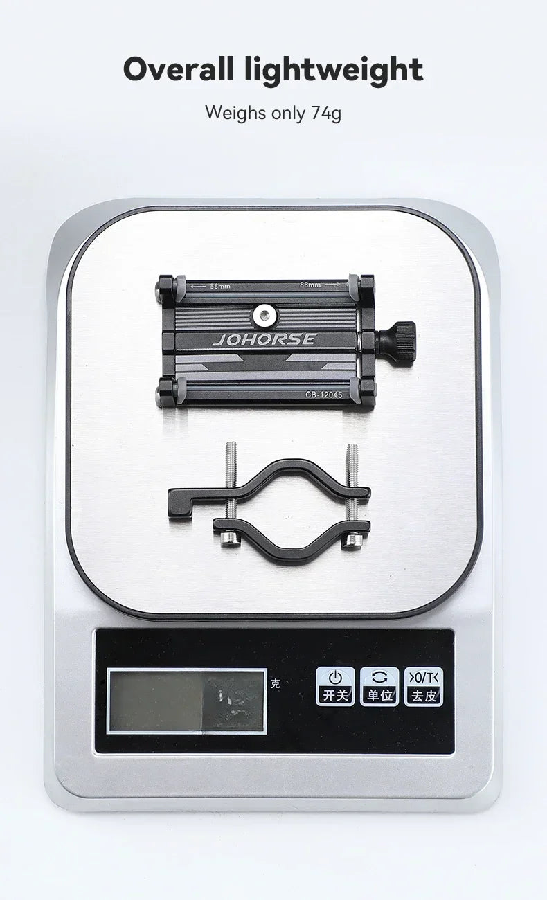Phone Scalable Aluminum Alloy Bracket for Phone Holder Motorcycle Electric Bicycle Smartphone Cnc Four Claws Bike Holder