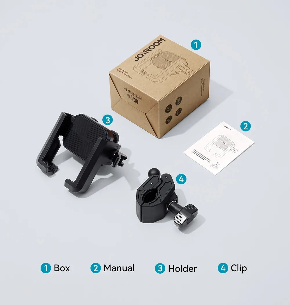 Motorcycle Phone Mount Holder Dual Vibration Dampener Universal Bike Bicycle Phone Mount for 4.7''-7'' Phones