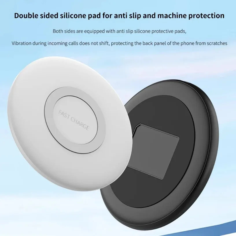 15W Fast Wireless Charger Pad For Samsung For Galaxy S25 S24 S23 S22 S21 Ultra Z Fold Flip 6 4 5 Note10 Note20 S10 Plus QI Pad