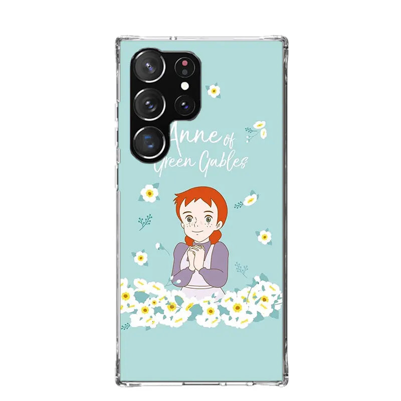 A-Anne Of Green Gables Shirley Phone Case For Samsung Galaxy S26 S25 Edge S24 S23 FE S22 Ultra S21 Plus S20 + Fundas Cover Coque