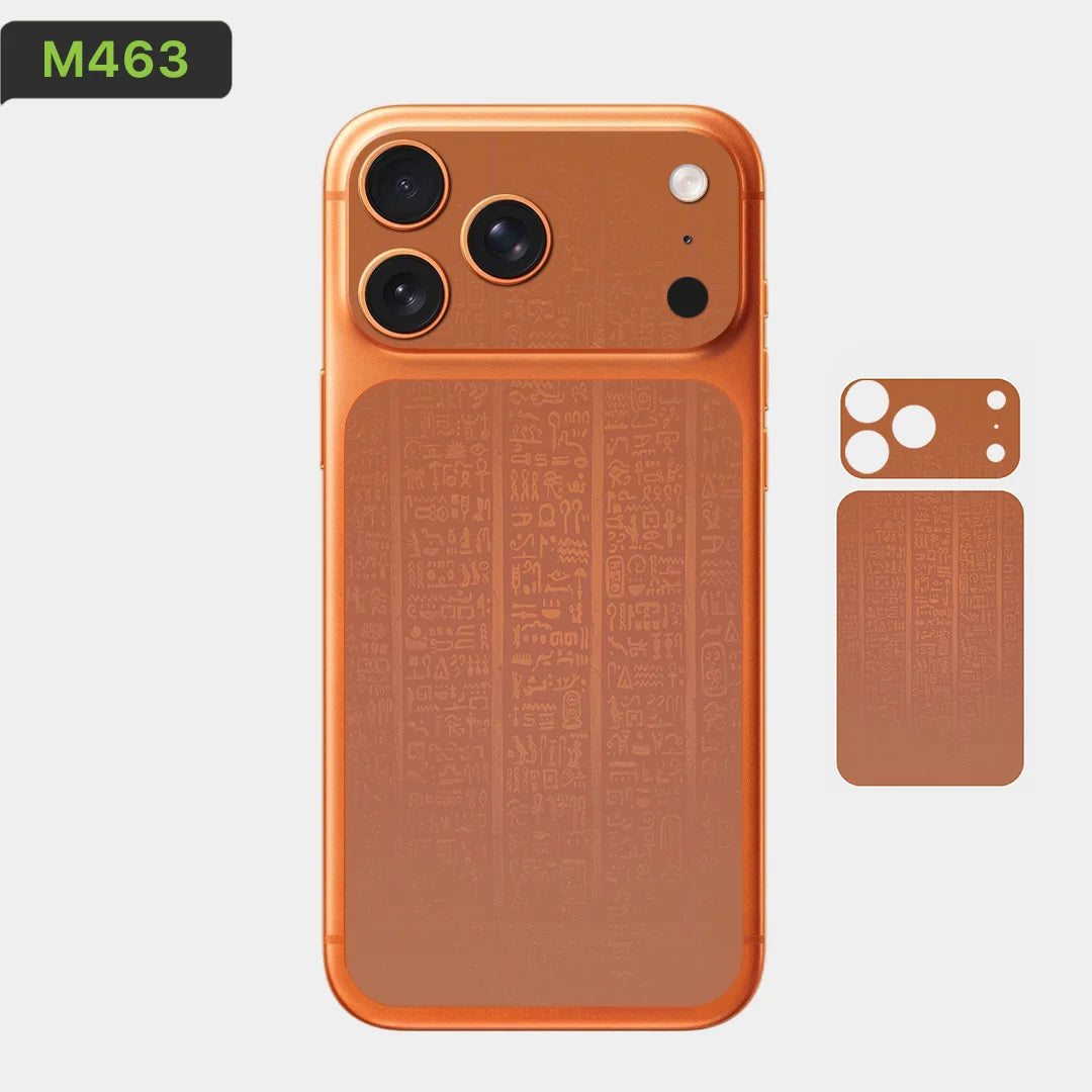 BC05 for Apple iPhone 17 Pro Max /17 Pro/Air Camera with Battery Skin Wrap 3D Colorful Rear Protective Sticker Film