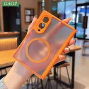 Luxury Matte Skin Feel Hinge Protection for Magsafe Case for Samsung Galaxy Z Fold 8 Wide  7 6 5 Fold8 Ultra Shockproof Cover