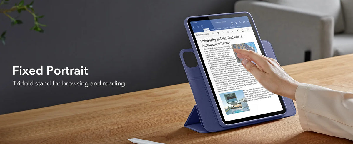 ESR for iPad Pro 13 Inch Case (M5/M4) 2025/2024 Ultra-Stable Magnetic Vertical Stand Cover