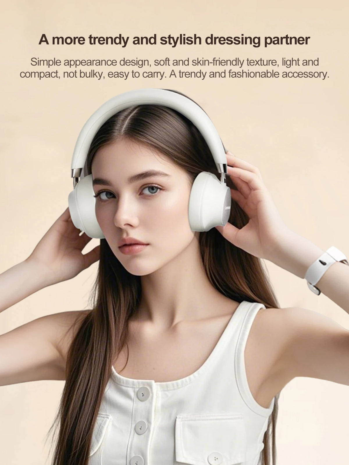 Lenovo TB300 Bluetooth 5.4 Over Ear Headset Noise Reduction Mic 190g Light Soft Earpads 400mAh Battery 3.5mm Wired Headphones