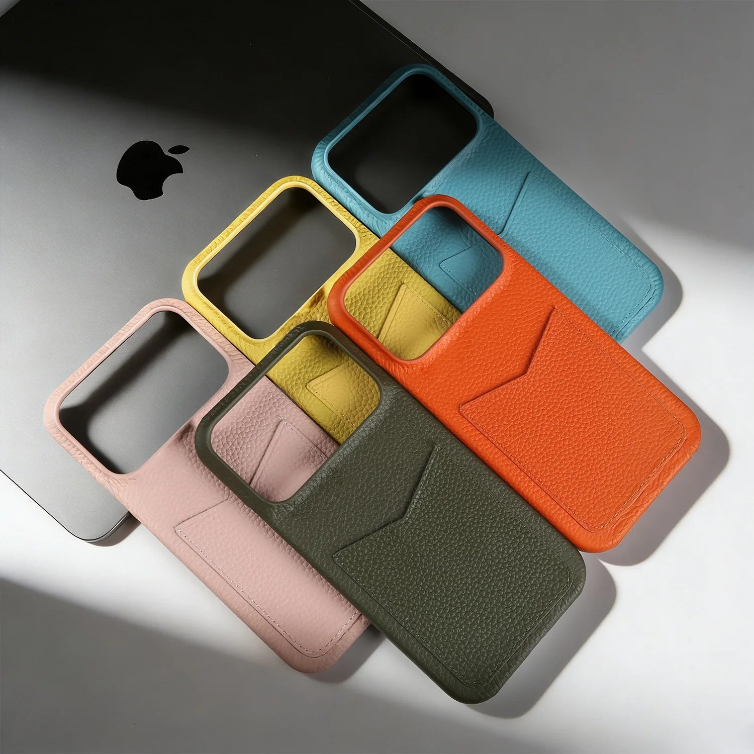 Premium Card Slot Genuine Leather Case For iphone 17 Pro Max 16 15 14 16e 17e 12 13 Mini 11 Phone Back Cover Case Coque Funda