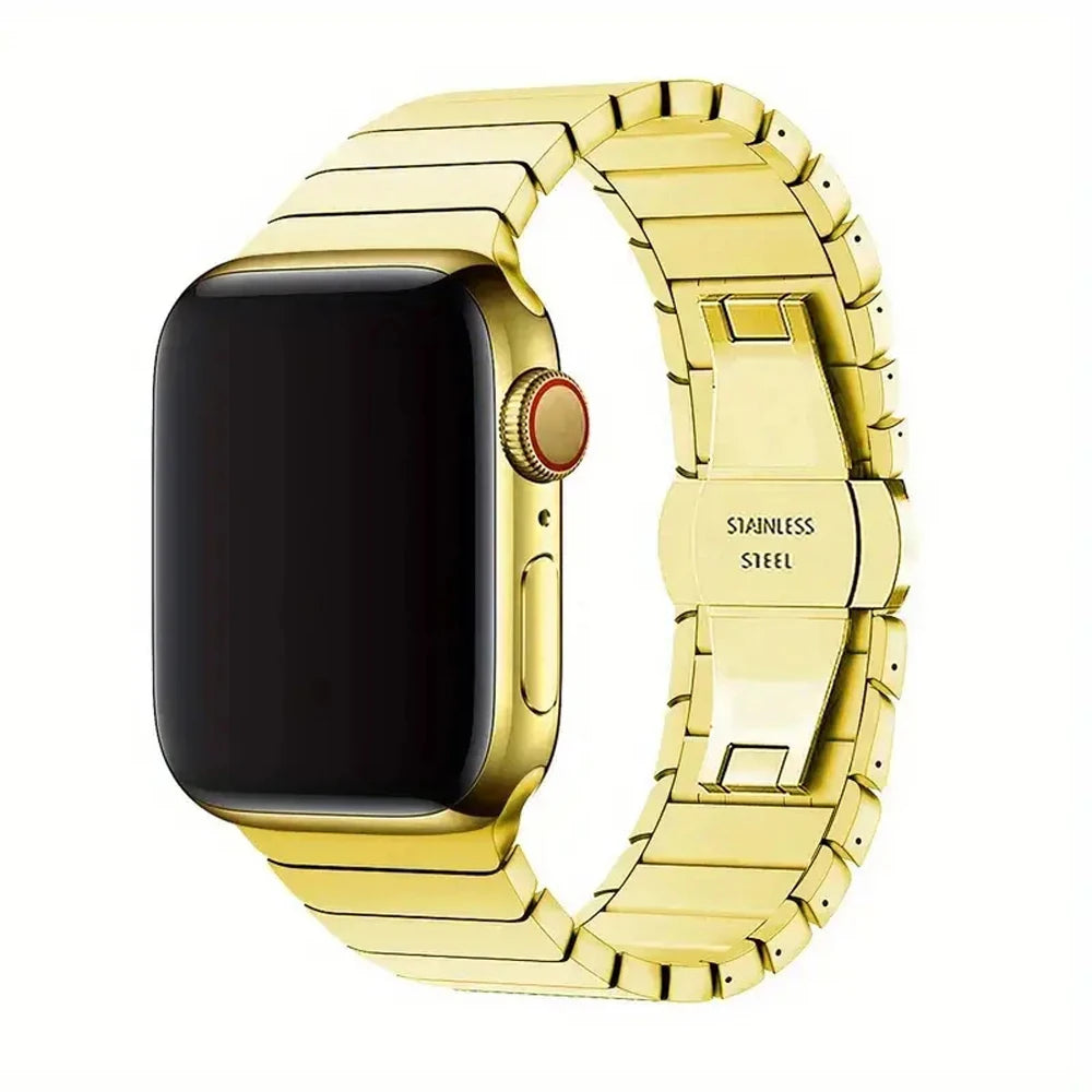 Bracelet Strap For Apple Watch Band 40 46 42 44 45 49mm Stainless Steel Wristband For iWatch Series 12/11/10/9/8/7/6/SE3 Ultra 4