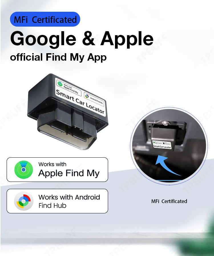 IOS & Android System Gps Tracker Car OBD Google Find My APP GPS Locator Vehicle Anti-lost Tracking Device Free App Mini GPS  Mon