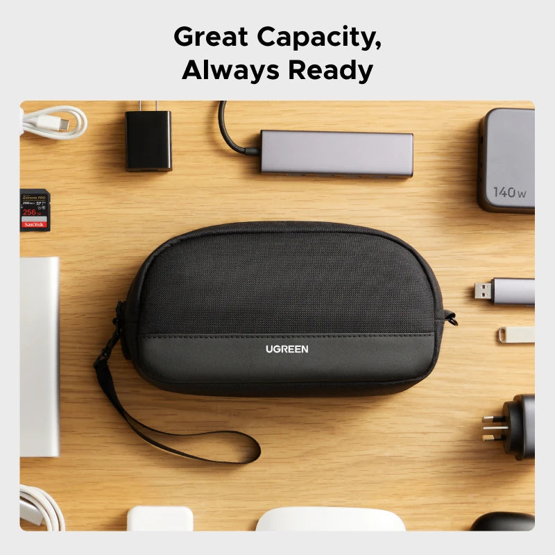 UGREEN Storage Bag Case Organizer Bag S/M Size for Laptop Power Adapter HUB Earphone Cable Charger PC Digital Laptop Accessories