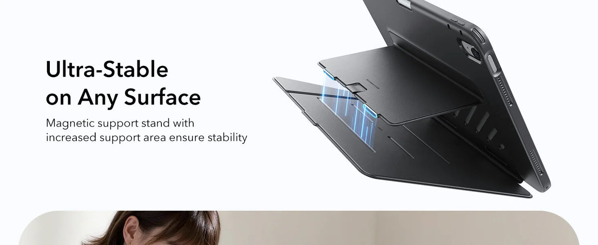 ESR for iPad Air 11 Inch Case M4/M3/M2 (2026/2025/2024) Powerful Magnetic Cover for iPad Air 5th/4th Gen (2022/2020)Auto Wake