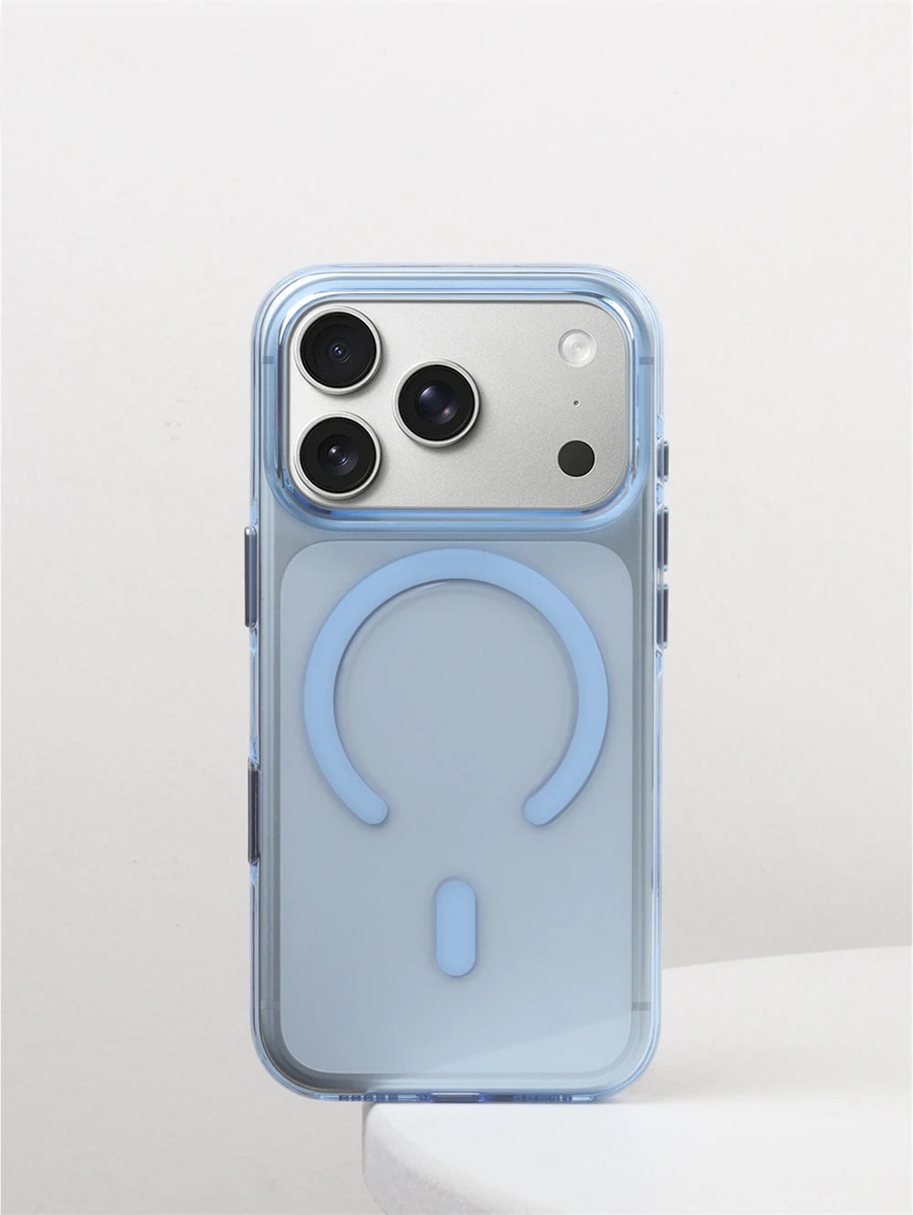 Luxury Transparent Magnetic Bumper Case For iPhone 18 17 16 Pro Max For Magsafe Wireless Charge Camera Button Clear Cover Shell