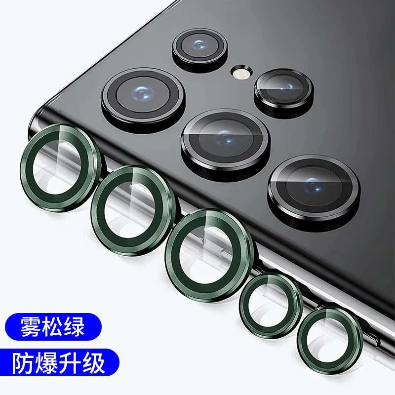 Camera Lens Protetor For Samsung S25 S26 Ultra S24 S23 S22 ultra Case Tempered Glass Film Titanium Alloy Ring Phone Accessories