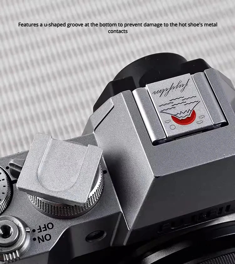 Camera Hot Shoe Cover Hot Shoe Protector Dustproof Metal for Fujifilm XS10 XM5 XE4 XT5 XT30II XH2S XA7 X100VI XT50 ZFC