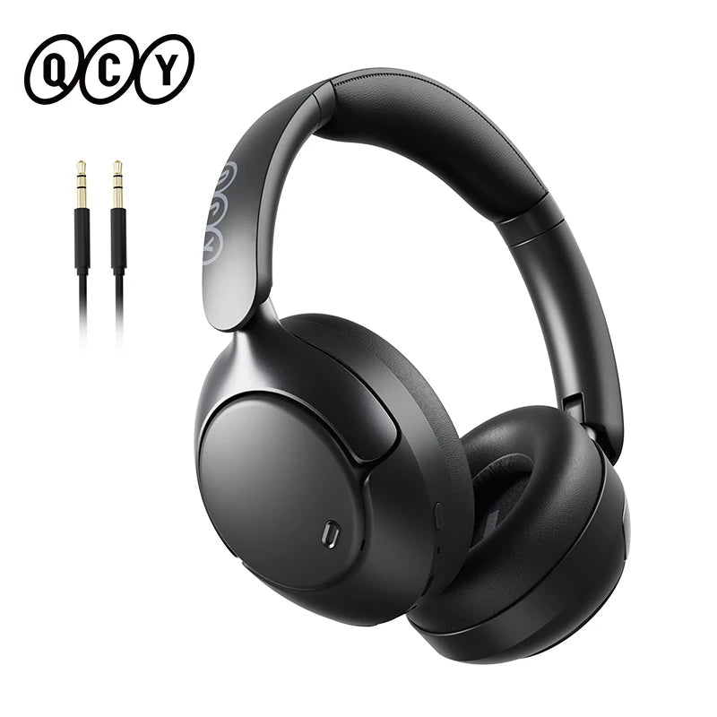 QCY H3 PRO Adaptive ANC Wireless Headphones Over Ear Headset 50dB with LDAC Hi-Res Wireless Audio Bluetooth 5.4 Dual Connection