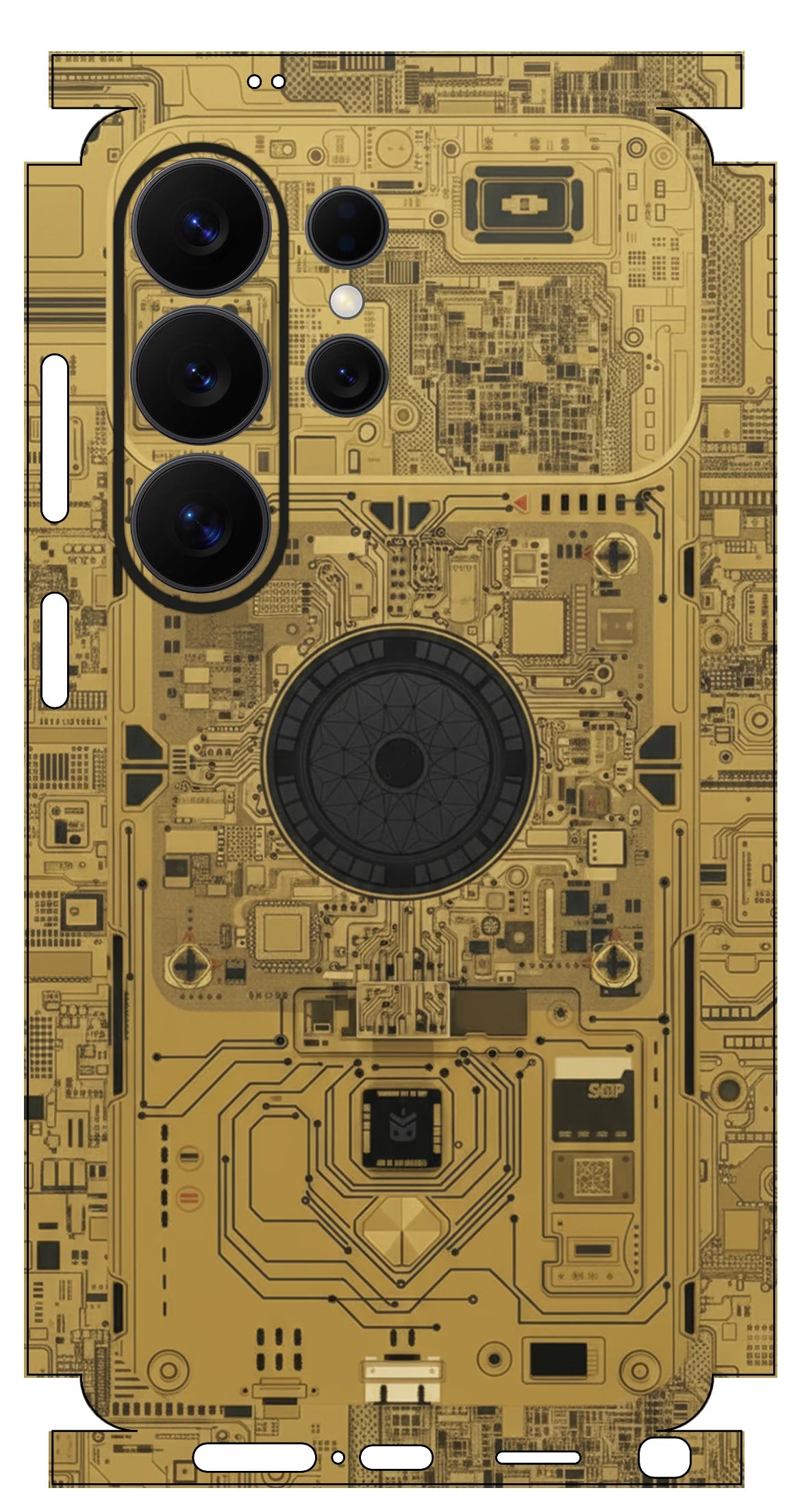 MX005 Sticker Skin for Samsung S26 S25 S24 Ultra Phone Skin Wrap Back Film S26Plus Frame Camera Protective Decal