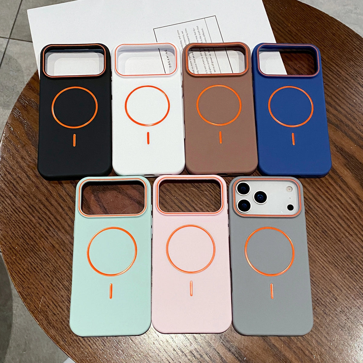 Ultrathin Simple For Magnetic Phone Case For iPhone 11 12 13 14 15 16 17 18 Pro Max Air Wireless Charging Soft Matte Phone Cover