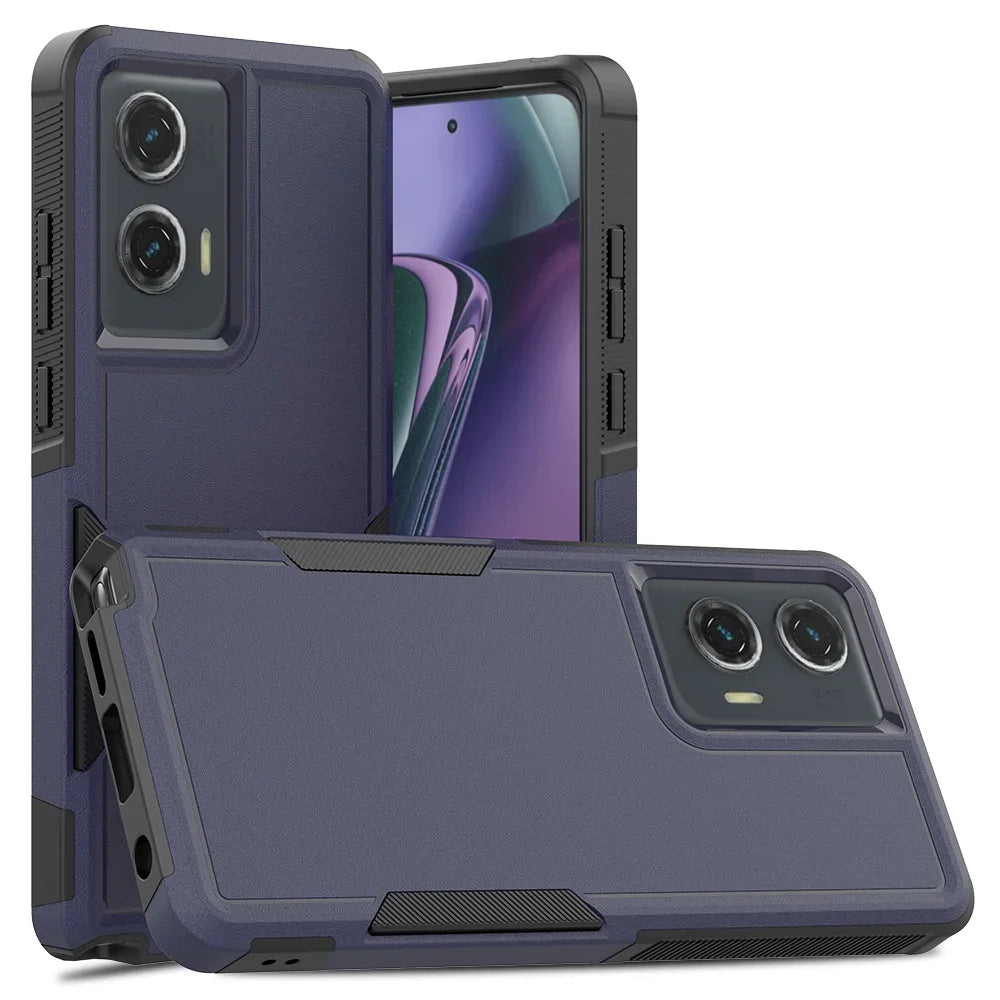Rugged Armor Shockproof Phone Case For Motorola Moto G Stylus 5G 2024 Power 2025 Play 2026 TPU Frame Hard Plastic Back Cover
