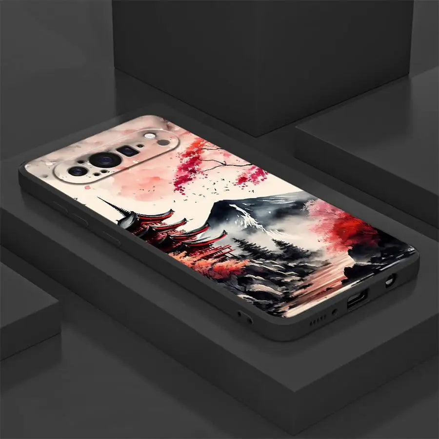 Mountain Peaks Landscape Funda Phone Cover Case for Google Pixel 10A 6a 8a 9a 10 9 Pro XL 7a 6 7 8 Pro