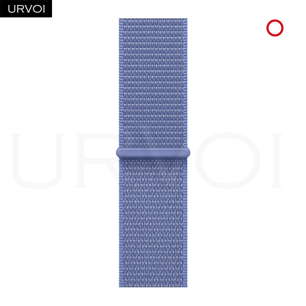 URVOI Sport Loop for Apple Watch Ultra 4 3 2 Series 12 11 10 9 SE3 Nylon Strap for iWatch Sport Band Hook&Loop Fastener 46 49mm