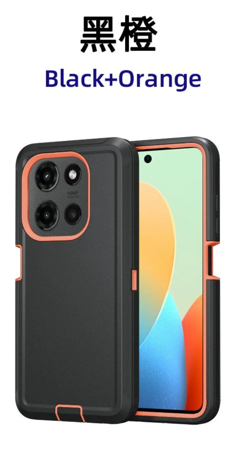 3-Laye Heavy Duty Hybrid Ott Defender Case For Motorola G Edge Play Stylus Power 5G 2026 2025 2024 2023 Shockproof Cover