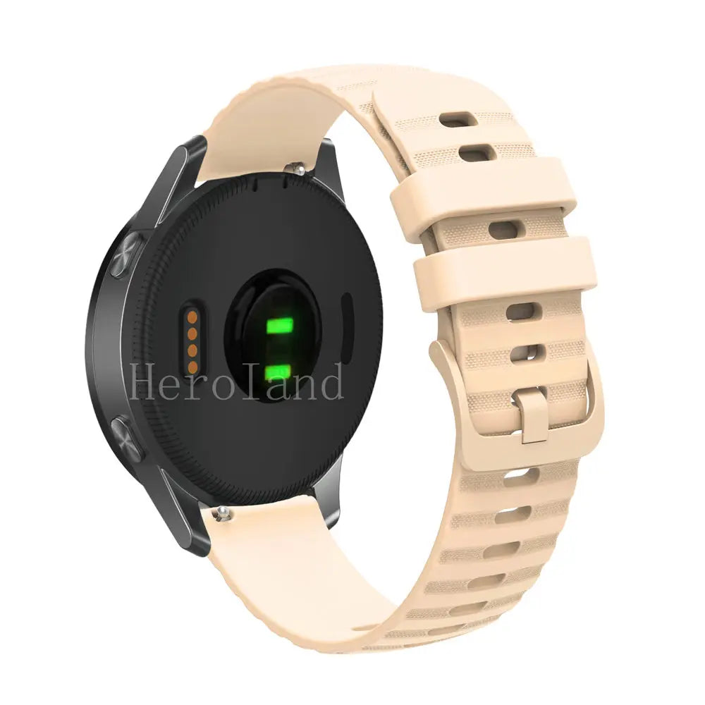 Premium Silicone Watchband WatchStrap Silicone Bracelet Quick Release Rubber Strap WristBand 18mm 20mm 22mm Width Replacement