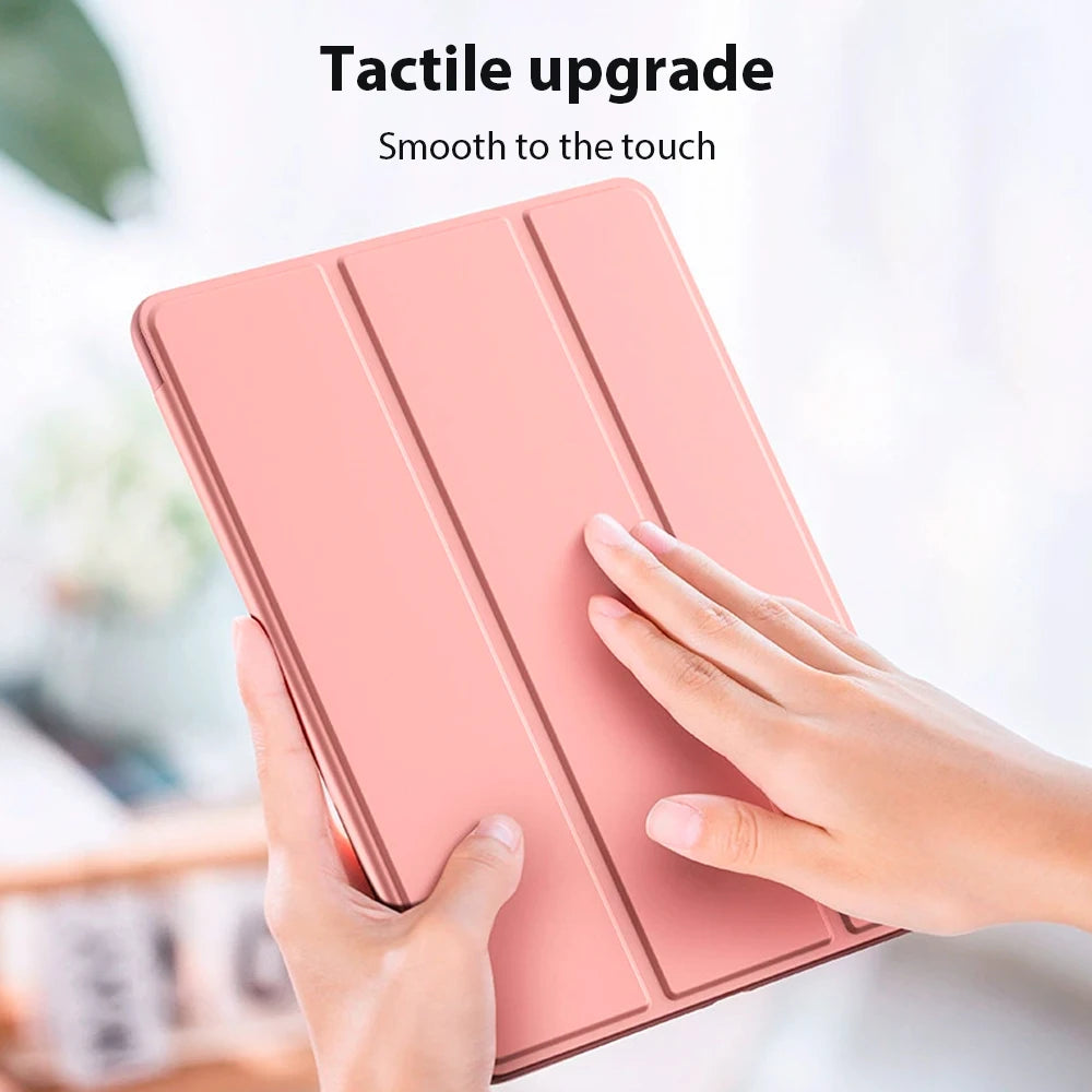 For iPad 9.7 2018 2017 Drop Resistant Tablet Case Magnetic Pu Leather Stand For iPad 10.2 5th 6th Air 1 2 3 4 5 7 8 9 10 Generat