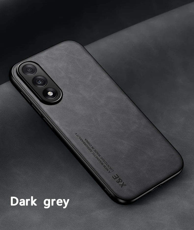 Magnetic Sheepskin Leather Case For Samsung Galaxy S26 S25 S24 S23 S22 S21 S20 Ultra FE S25 Edge S10 S9 Plus Shockproof Cover