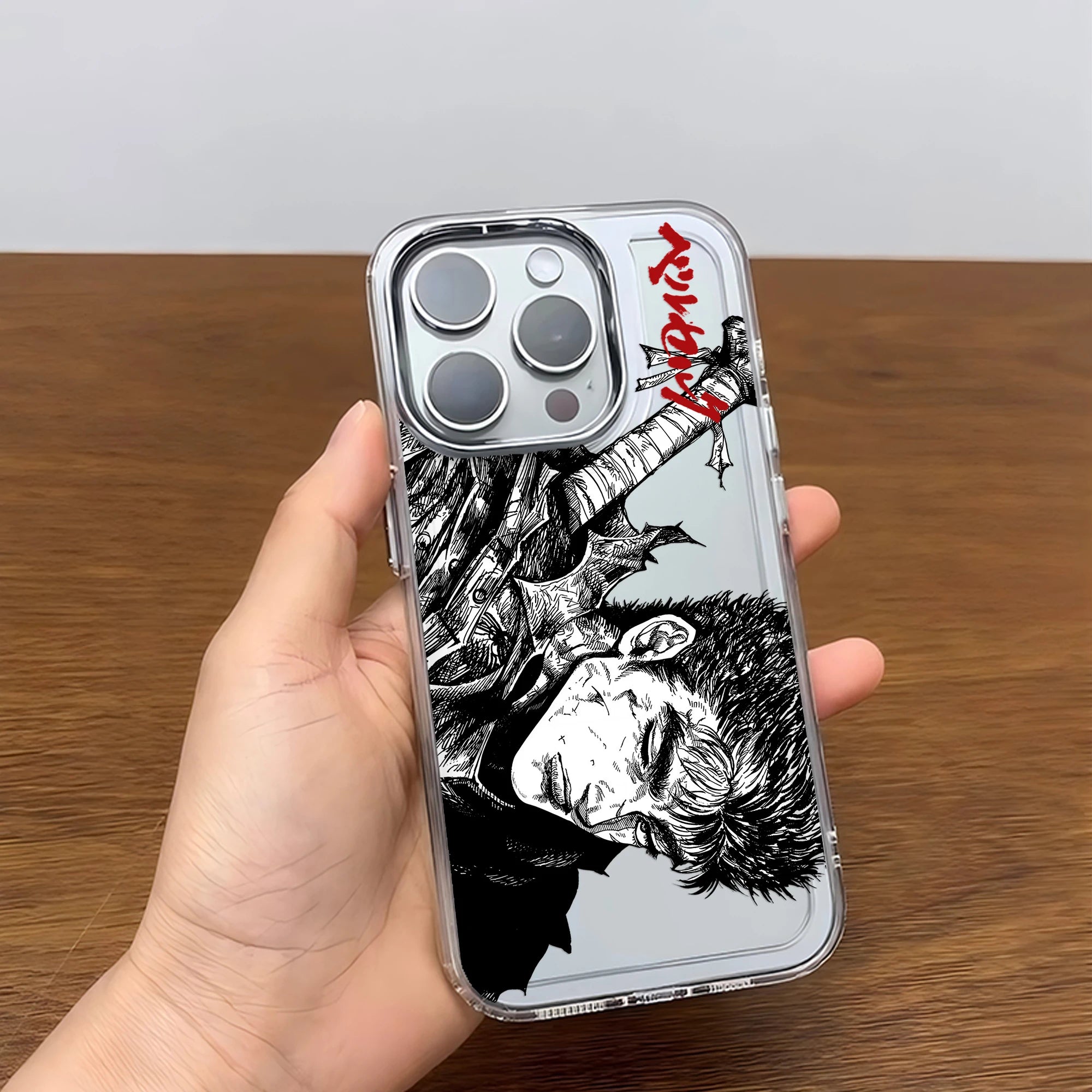 New Japanese Hot Blood Anime Berserk Guts Phone Case For iPhone 17 16e 16 15 14 13 12 11mini Pro Max X XR XSMAX 8 Air Plus Cover